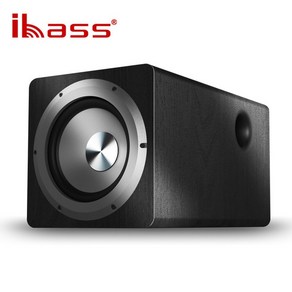 스피커 우퍼 블루투스 100W IBASS 비파괴 라우드 컴퓨터 T 동축 야외 목재 가정용 서브 오디오, 01 Black