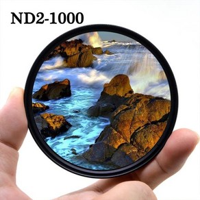 ND2ND000 SLR DSLR 카메라 가변 ND 필터 중립 밀도 페이더 조절 가능 ND2400 49 52 55 58 62 67 72 77 mm, 49mm, 02 49mm