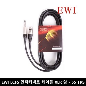 EWI LCFS 인터커넥트 케이블 XLR 암 - 55 TRS 오디오마이크케이블 3M