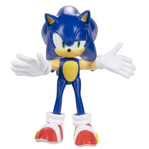 Sonic The Hedgehog 클래식 슈퍼 소닉 6.4cm2.5인치 미니 액션 피규어 177312, Sonic The Hedgehog 액션 피규어 6.4c, 1개