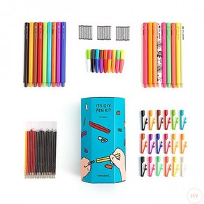 모나미 153 DIY PEN KIT 12본 볼펜 모나미펜 일반볼펜, 본상품선택