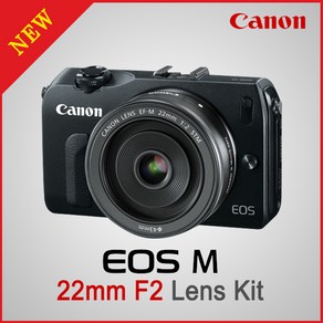 캐논 정품 EOS M 바디+22mm STM Kit 캐논 최초 미러리스 [16GB+가방+UV필터 증정] k, 화이트, 바디+22mm 단렌즈