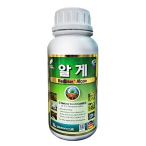 [비료컴퍼니] 알게500ml 코리아아그로 서리 냉해 약해 피해 아미노산 비타민 미네랄 식물 영양제 비료 원예 화분 화초 마늘 양파 냉해 약해 치료, 1개, 500ml