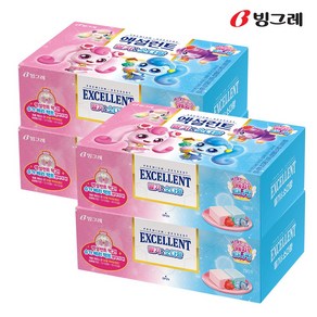 빙그레 엑설런트 캐치티니핑 딸기소다향 아이스크림, 4개, 800ml