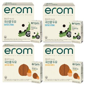 이롬 황성주 박사의 국산콩 두유 고칼슘 호두와 아몬드, 64개, 190ml