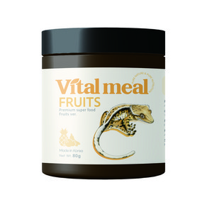 바이탈밀 후르츠 슈퍼푸드 80g 크레스티드게코 슈퍼푸드 사료 먹이 VITAL MEAL FRUITS, 1개