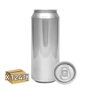 동원 테크팩 알루미늄 공캔 500ml 124개 뚜껑포함