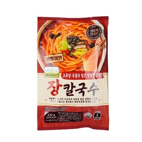 5분마켓 칠갑 고추장 칼칼한 장칼국수 432g, 1개