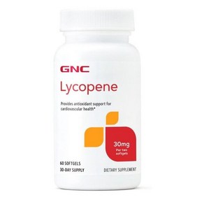 GNC 3병 Lycopene 라이코펜 30mg 60정, 3개