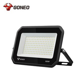 고네오 LED 투광등 100W 블랙바디 주광색, 1개
