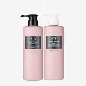 ATS 리페어 테라피 샴푸+마스크 세트 600ml 손상모발용 약산성