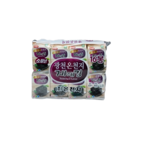 소문난 광천 온천지 재래김 도시락김 신제품, 48개