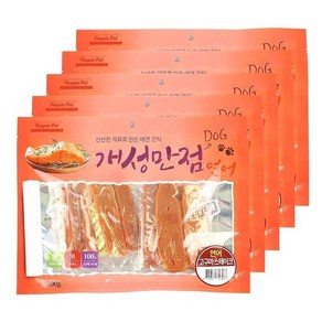 [JHP15P0V_51CM]연어+고구마 300g X 강아지치약껌 5개, ONECOLOR／FREE