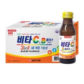 일양약품 비타C&B 플러스 건강기능식품 비타민음료, 10개, 100ml, 220g