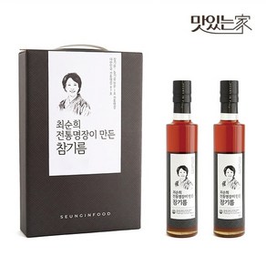 도토로_식품 최순희 전통명장이 만든 참기름 선물세트 2개입 300ml, 2개