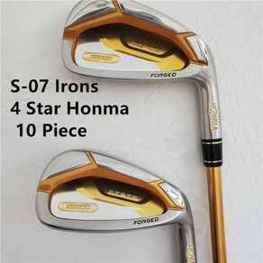 골프 아이언 HONMA BERES S07 4 스타 세트 RSSR 플렉스 그라파이트 샤프트 헤드, 5.NSPRO950  R Flex