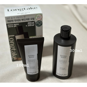 [LONGTAKE / 24년 H0T !TEM / 한정기획] 롱테이크 NEW 롱테이크 샴푸 300ml + 100ml 추가 증정, 블랙티앤피그, 1개, 400ml