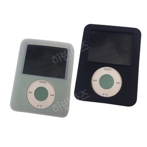 아이팟 나노 3세대 실리콘 케이스 투명 블랙 보호 ipod nano 3 호환 가능