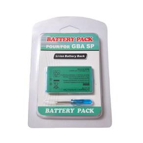 닌텐도 GBA 게임 보이어 드밴스 교체 배터리 3.7V 850mAh, 1개