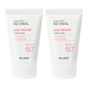 벨로코이 히알루로닉 레티날 선크림 SPF50+ PA++++, 2개, 50ml