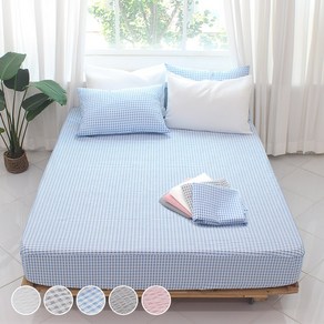 자요 시원한 여름 시어서커 홑겹 매트리스커버 S/SS/D/Q