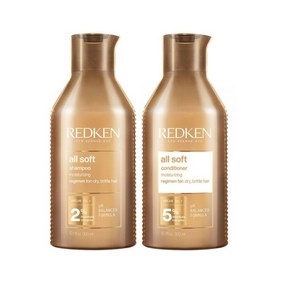 REDKEN 레드켄 올 소프트 샴푸 300ml + 올소프트 컨디셔너 300ml 2종세트, 1개