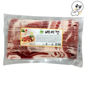 [지키미] 베이컨 1kg/베이컨/베이컨말이/반찬/씨앤푸드, 1kg, 1개