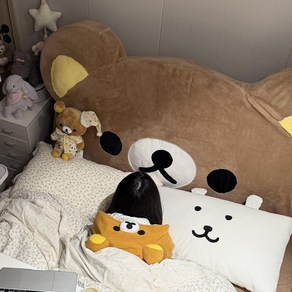 푹신한 리락쿠마 베개 등받이 쿠션 침대 쇼파 바디필로우 집들이 선물 대형 인형 방꾸미기