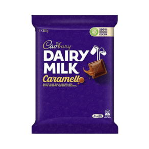 호주 데어리밀크 특대 초콜릿 카라멜로 캐드버리 Cadbuy Daiy Milk Caamel Chocolate Caamello Lage Block 345g, 1개