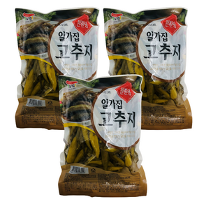 일가집 고추지 1kg x3봉 밑반찬