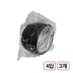 흑마스킹테이프 12mm*40m (4입) 2개