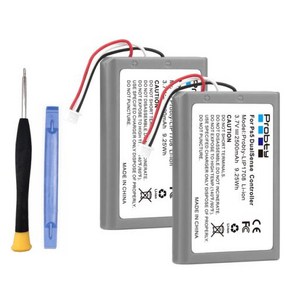 소니 PS5 컨트롤러용 2500mAh 리튬 듀얼 센스 게임 컨트롤러 LIP1708, 2) 2 Pcs Battey