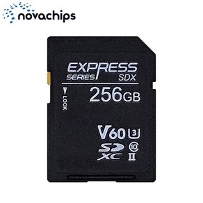 노바칩스 V60 SDXC Expess SDX 256GB / 노바칩스 SD카드, 1개