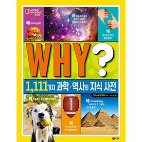 내셔널 지오그래픽 키즈: WHY?:1 111가지 과학 역사의 지식 사전, 비룡소, 내셔널 지오그래픽 키즈: WHY?, 크리스핀 보이어(저) / 조은영(역), NSB9788949132525