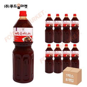 푸드올마켓_ 쏘스본 매운 돈까스소스 1.8L 한박스 (1.8L x 8ea), 8개