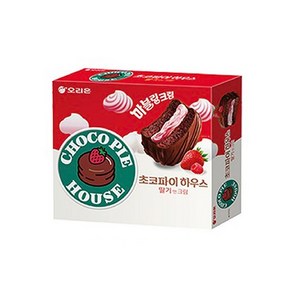 오리온 초코파이하우스 딸기앤크림, 680g, 4개