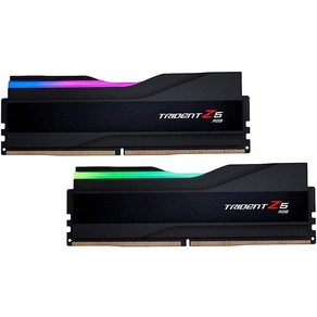 G.SKILL Tident Z5 RGB 시리즈 (인텔 XMP 3.0) DDR5 RAM 48GB (2x24GB) 8400MT/s CL40-52-52-134 1.40V 데스크탑 컴퓨, G.SKILL Tident Z5 RGB 시리즈 인텔, 2개