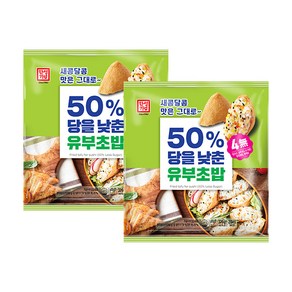 한성 50% 당을 낮춘 유부초밥 320g(28매입) X 2개, 320g