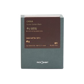 프롬해빗 디 오리진 프리미엄 잎 차 후난 골든팁 60g, 1개, 1개