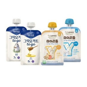 매일바이오 그릭요거트투고120g 플레인3+허니3+마이리틀요거트85g 사과바나나3+플레인3/냉장무배, 120g