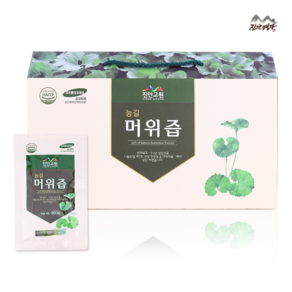 머위로 만든 진안 능길 머위즙 100% 진액 80ml 30포