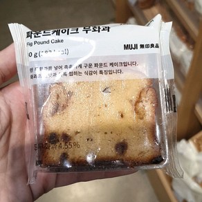 무인양품 파운드케이크 무화과 40g, 1개