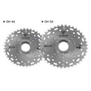 다이아세븐 플라스틱 원형 톱날 HSS 4인치 5인치, 1개