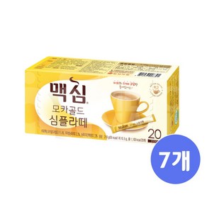 동서식품 맥심 모카골드심플라떼, 10.5g, 20개입, 7개