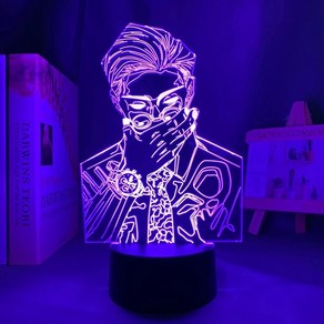 주술회전 후시구로토우지아크릴조명 Led 아크릴무드등