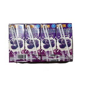 태국 음료 더치밀 블루베리맛 / THAI DUTCH MILL UHT DRINKING YOGURT BLUEBERRY FLAVOUR, 4개, 180ml