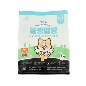 몰랑말랑 소프트 사료 오리 1.2kg, 6개, 200g