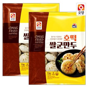 사조오양 호떡쌀군만두 1kg 2봉, 2개