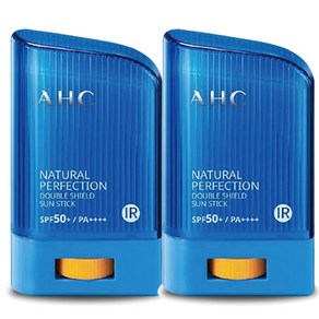 AHC 내추럴 퍼펙션 더블 쉴드 선스틱 SPF50+/PA++++, 22g, 2개