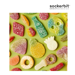 [Sockebit] 스웨덴 캔디 스웨디시 젤리 사워젤리 믹스 스웨디시 캔디 믹스 Sockebit Swedish Candy Mix, 1개, 453g